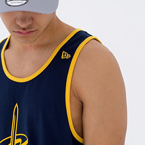 New Era NBA Team App Pop Logo Clecav Camiseta sin Mangas, Unisex Adulto, Azul (nvy), M