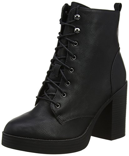 New Look Chase, Botas Biker para Mujer, Negro (Black), 36