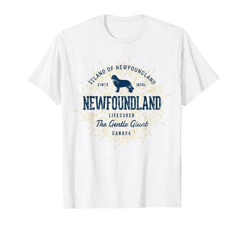 Newfoundland vintage terranova Camiseta