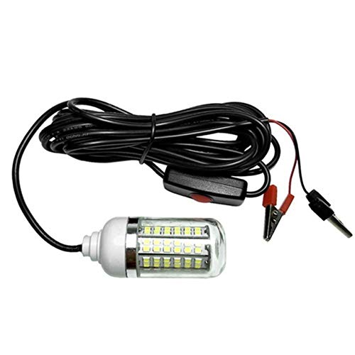 NewIncorrupt Luz de Pesca LED portátil, señuelos de Pesca submarinos de caída Profunda, luz Impermeable, atractor de Peces, gambas, Calamar, Cebo de Pesca, luz