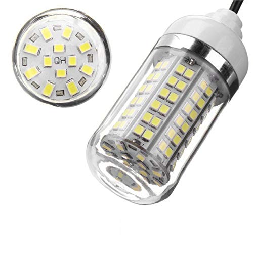 NewIncorrupt Luz de Pesca LED portátil, señuelos de Pesca submarinos de caída Profunda, luz Impermeable, atractor de Peces, gambas, Calamar, Cebo de Pesca, luz