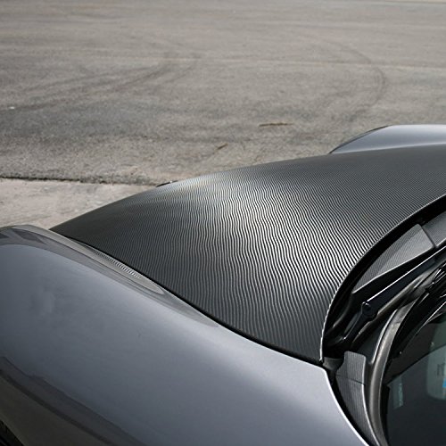 NewL - Rollo de vinilo de fibra de carbono 3D, apto para uso exterior en automóviles, cúter de 30 cm x 150 cm + herramienta de mano