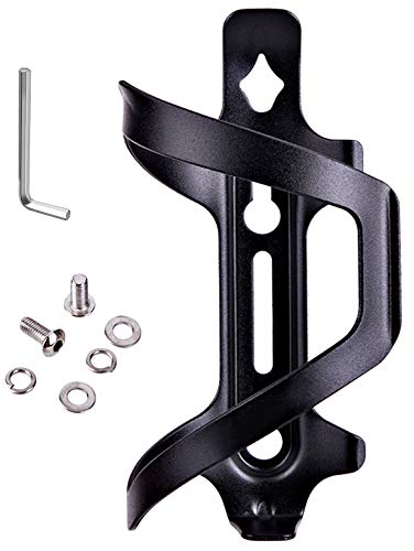 N/F CYJZHEU Portabotellas Bicicletas Aluminio, Soporte Botella Bicicleta Montaña Portabotellas Liviano para Bicicletas Ideal para Bicicleta de Carretera Bicicleta para Niños (Negro)