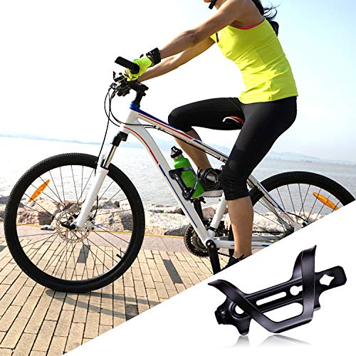 N/F CYJZHEU Portabotellas Bicicletas Aluminio, Soporte Botella Bicicleta Montaña Portabotellas Liviano para Bicicletas Ideal para Bicicleta de Carretera Bicicleta para Niños (Negro)