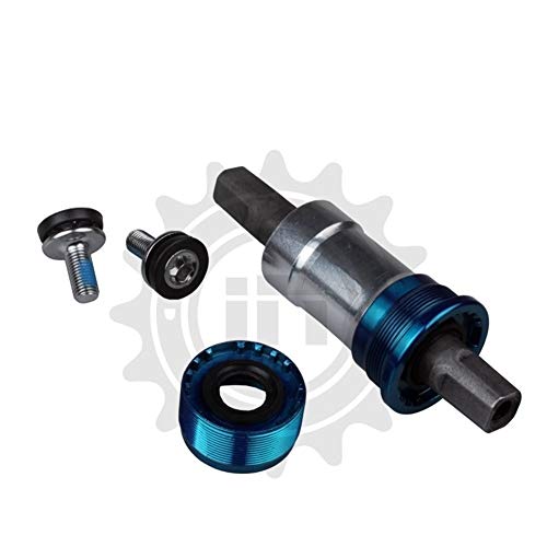 NGHSDO Pedalier Bicicleta Bicicletas PEDALIER BB de Eje 103/107/110/113/116/118/120/122/124/126/127 mm MTB Quare Hole Tornillos Impermeables Crank Eje 05 (Color : 124mm)