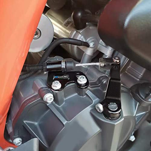 NICECNC Brazo de Embrague de Palanca de Embrague de un Dedo de Aluminio Compatible con KTM 790 Duke/Adventure/R 2018-2021, 890 Duke/Adventure/R 2020 2021