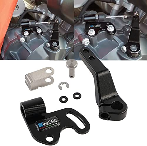 NICECNC Brazo de Embrague de Palanca de Embrague de un Dedo de Aluminio Compatible con KTM 790 Duke/Adventure/R 2018-2021, 890 Duke/Adventure/R 2020 2021