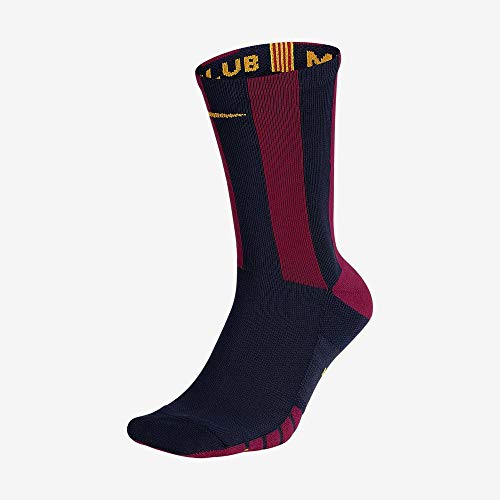 NIKE 2018/19 FC Barcelona Crew Medias de fútbol, Hombre, Obsidian/Noble Red/University Gold, Extra-Large