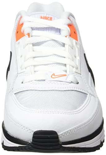 Nike Air MAX LTD 3, Zapatillas para Correr Hombre, Blanco Negro Naranja, 43 EU