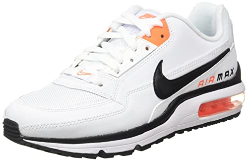 Nike Air MAX LTD 3, Zapatillas para Correr Hombre, Blanco Negro Naranja, 43 EU