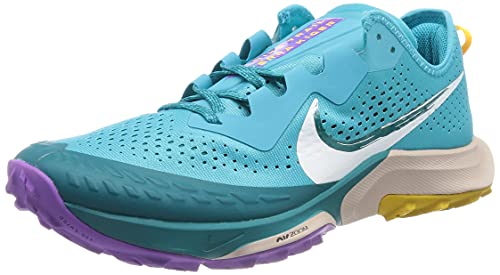 Nike Air Zoom Terra Kiger 7, Zapatillas para Correr Hombre, Turquoise Blue White Mystic Teal Univ Gold Wild Berry, 41 EU