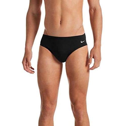 NIKE Brief Bañador, Hombre, Black, L