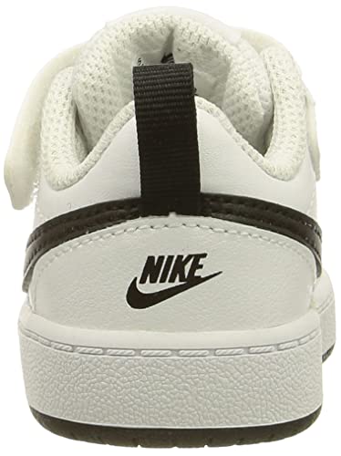Nike Court Borough Low 2 (TDV), Sneaker, Blanco/Negro, 25 EU