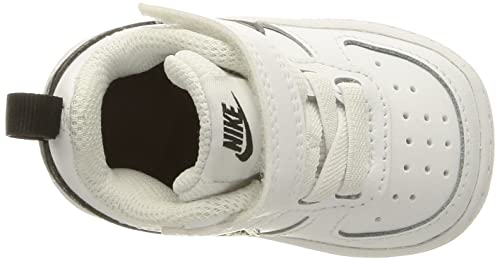 Nike Court Borough Low 2 (TDV), Sneaker, Blanco/Negro, 26 EU
