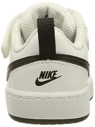 Nike Court Borough Low 2 (TDV), Sneaker, Blanco/Negro, 26 EU