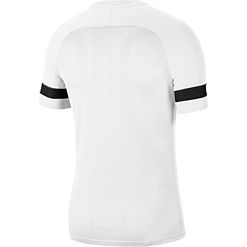 NIKE CW6101 M NK Dry ACD21 Top SS T-Shirt Mens White/Black/Black/Black L
