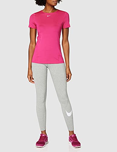 NIKE CZ8530-063 W NSW ESSNTL LGGNG Swoosh MR Leggings Womens dk Grey Heather/(White) M