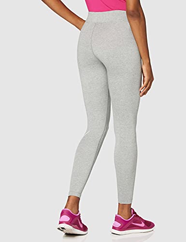 NIKE CZ8530-063 W NSW ESSNTL LGGNG Swoosh MR Leggings Womens dk Grey Heather/(White) M