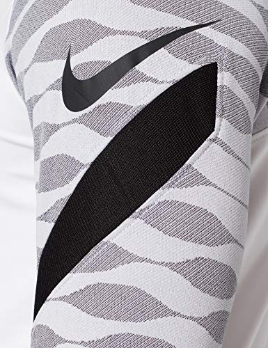 NIKE Dri-FIT Strike Camisetas, Hombre, White/Black/Black/Black, s