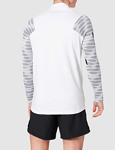 NIKE Dri-FIT Strike Camisetas, Hombre, White/Black/Black/Black, s