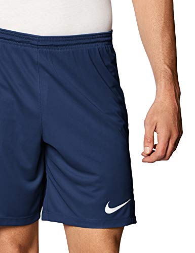 NIKE M NK Dry Park III Short NB K Pantalones Cortos de Deporte, Hombre, Midnight Navy/White