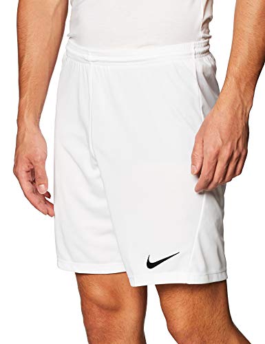 NIKE M NK Dry Park III Short NB K Pantalones Cortos de Deporte, Hombre, White/Black, S