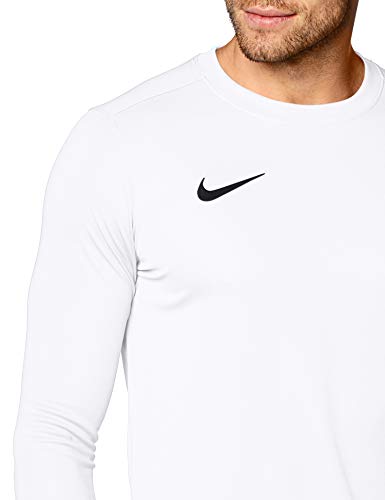 NIKE M NK Dry Park VII JSY LS Camiseta de Manga Larga, Hombre, White/Black