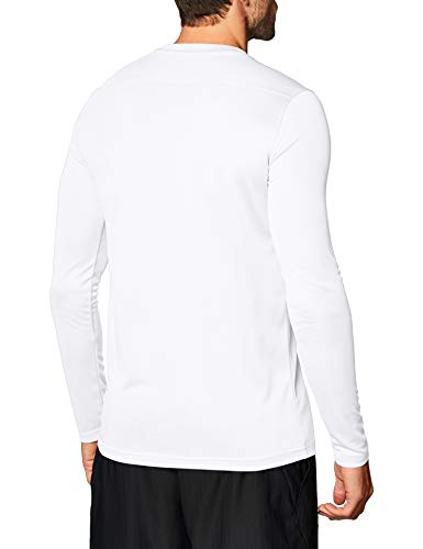 NIKE M NK Dry Park VII JSY LS Camiseta de Manga Larga, Hombre, White/Black