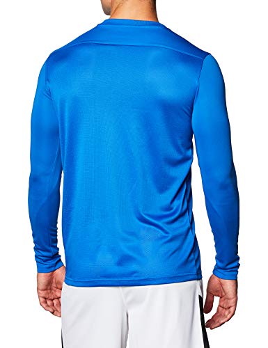 NIKE M NK Dry Park VII JSY LS T-Shirt, Hombre, Royal Blue/White, L