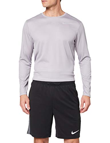 NIKE M NK Dry Short 5.0 Pantalones Cortos de Deporte, Hombre, Black/Iron Grey/White, L