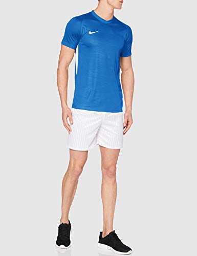 NIKE M NK Dry Tiempo Prem JSY SS T-Shirt, Hombre, Royal Blue/Royal Blue/White/White, S