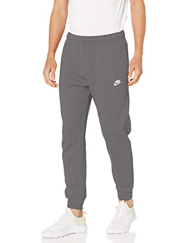 NIKE M NSW Club Jggr BB Pantalones de Deporte, Hombre, Charcoal Heathr/Anthracite/(White), XL