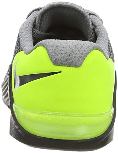 Nike Metcon 5, Zapatillas Hombre, Particle Grey/dk Smoke Grey-Barely Volt, 36.5 EU