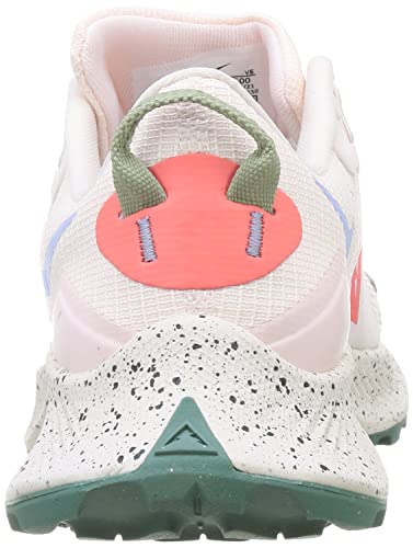 Nike Pegasus Trail 3, Zapatillas para Correr Mujer, Lt Soft Pink Aluminum Magic Ember Bicoastal Oil Green Phantom, 37.5 EU