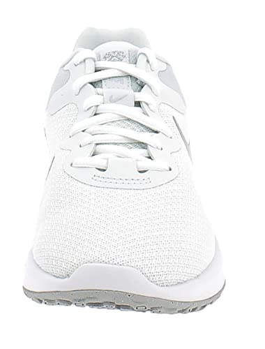 Nike Revolution 6, Road Running Shoe Mujer, White/Metallic Silver-Pure Platinum, 38 EU