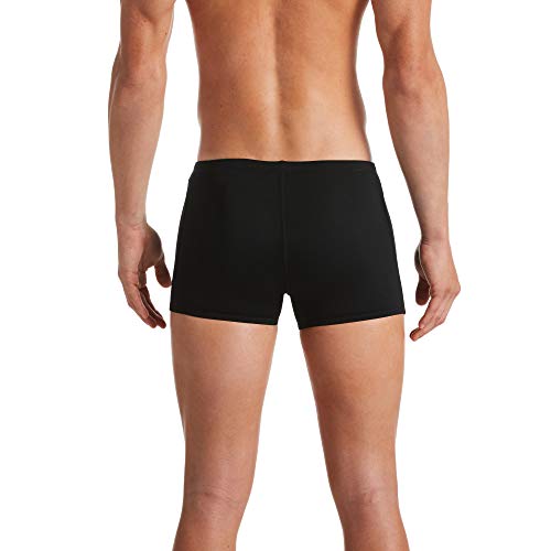 NIKE Square Leg Bañador, Hombre, Black, M