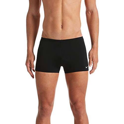 NIKE Square Leg Bañador, Hombre, Black, M