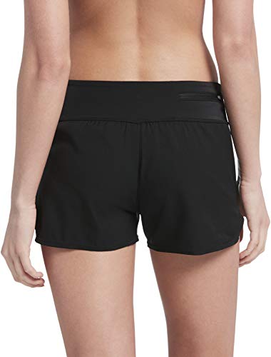 NIKE Swim Boardshort Pantalón Corto, Mujer, Black, XL