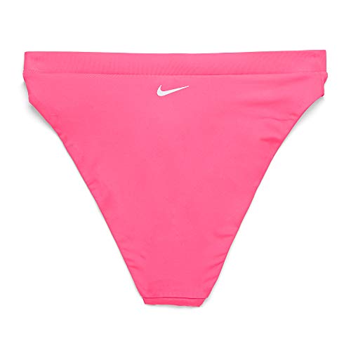 Nike Swim Essential - Pantalones de bikini de cintura alta - Rosa - Medium