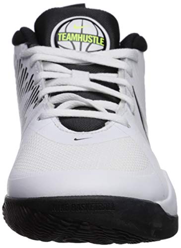 NIKE Team Hustle D 9 (GS), Zapatillas de Correr, White/Black-Volt, 40 EU