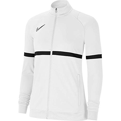 NIKE W NK Dry ACD21 TRK JKT K Jacket, Women's, White/Black/Black/Black, L