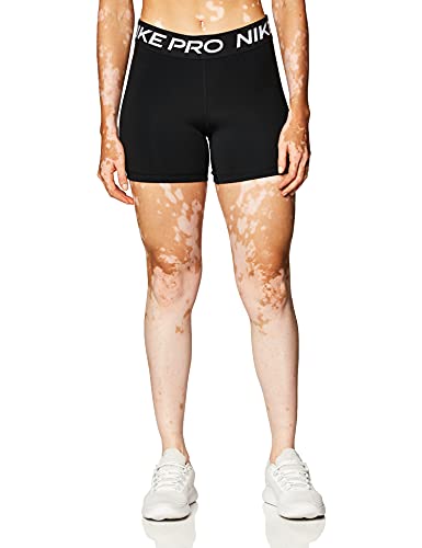 NIKE W NP 365 Short 5IN Shorts, Black/(White), L Womens