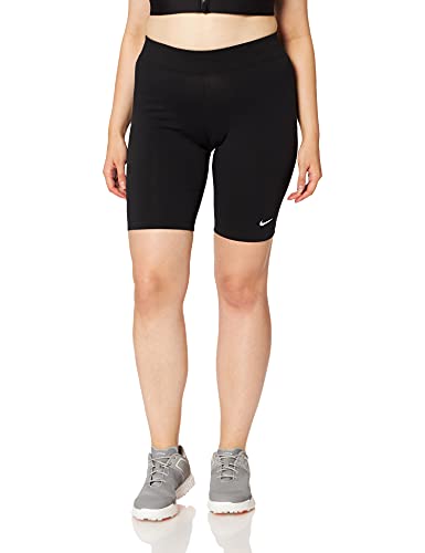 NIKE W NSW ESSNTL Bike Short LBR MR Leggings, Womens, Black/(White), XL