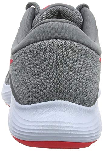 Nike Wmns Revolution 4 EU, Zapatillas de Running Mujer, Gris (Cool Grey/Red Orbit/Pure Platinum/Half Blue 018), 38