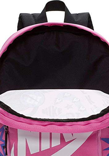 NIKE Y Nk Classic Bkpk-AOP Backpack, Unisex niños, China Rose/Black/White, Talla Única