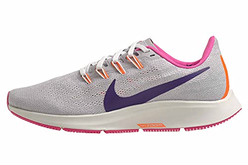 Nike Zapatillas Air Zoom Pegasus 36 para mujer, Wolf Grey/Regency Purple, 40 EU