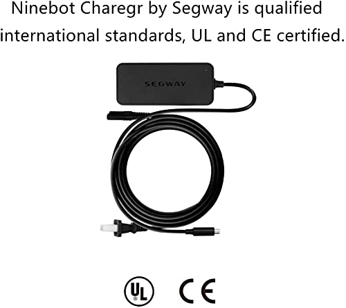 Ninebot Segway - Cargador de batería para patinete eléctrico - Indicador LED - Carga más rápida