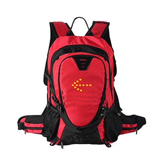 Ning Night Nueva Señal De Vuelta Al Aire Libre De Bicicletas Mochila Que Monta, Mochila, Bolsa De Equipo De La Montaña De La Bici De Los Hombres, Rojo, Azul Y Verde,Rojo