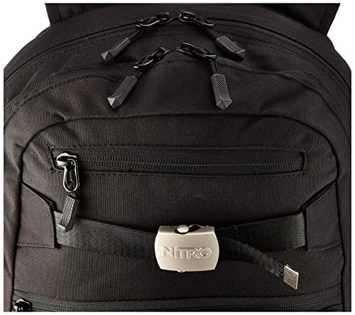 Nitro Hero Mochila, Unisex Adultos, Negro (Black), 23x38x52 cm (W x H x L)