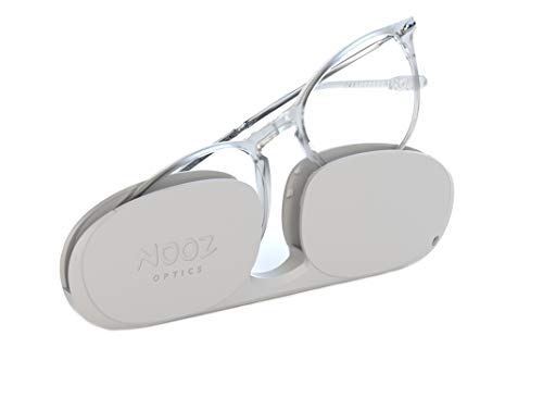 Nooz Optics - Gafas de Lectura - Essential Alba - Forma Ovalada - Montura de nailon ultraligera - Estuche ultracompacto para el uso diario - 6 Colores - Hombre y Mujer